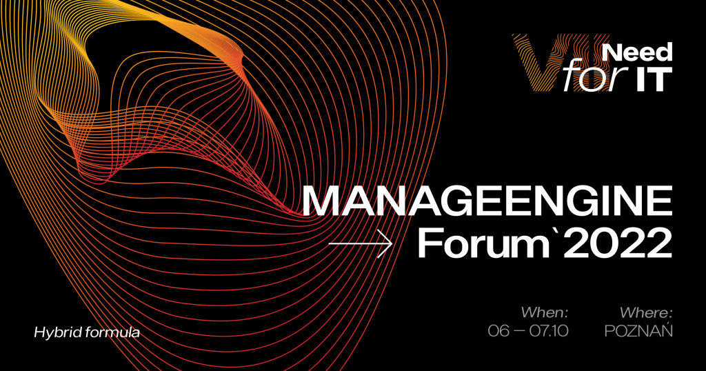 Baner ManageEngine Forum 2022