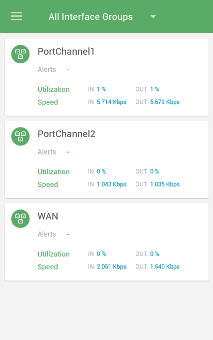 Grupy w aplikacji NetFlow Analyzer