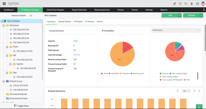 Podgląd urządzeń w sieci dzięki OpUtils