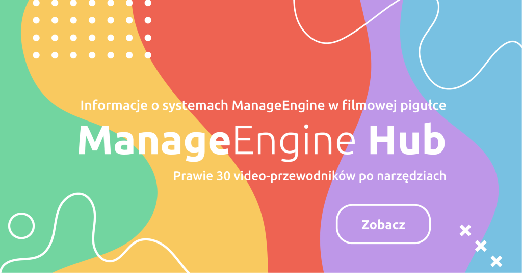 Baner bazy wiedzy ManageEngine Hub