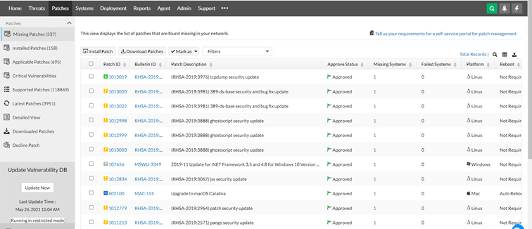 Podatności związane z oprogramowaniem w Vulnerability Manager Plus